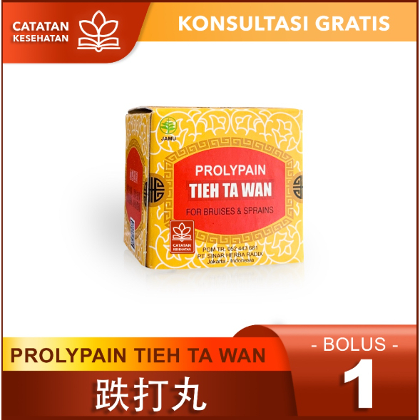 GC in Prolypain Hsiung Tan Tieh Ta Wan PT Herba