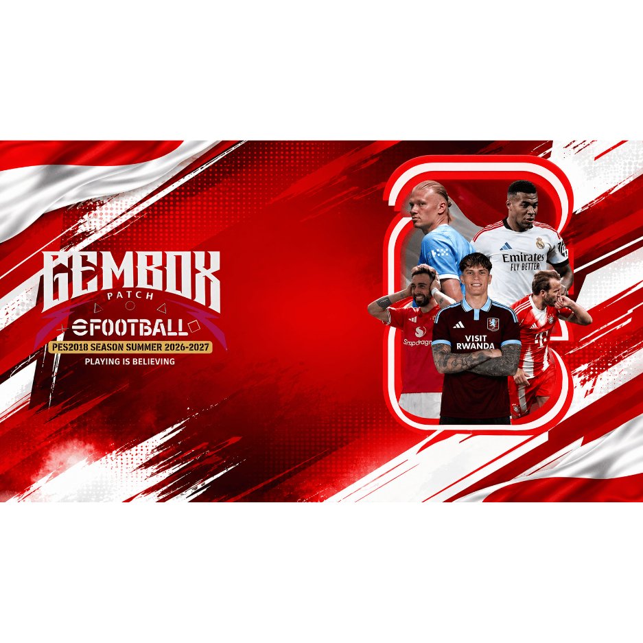 PES 2026/2027 GEMBOX PATCH PS3 – SPESIAL KEMERDEKAAN UPDATE TRANSFER SEPTEMBER VIA EMAIL