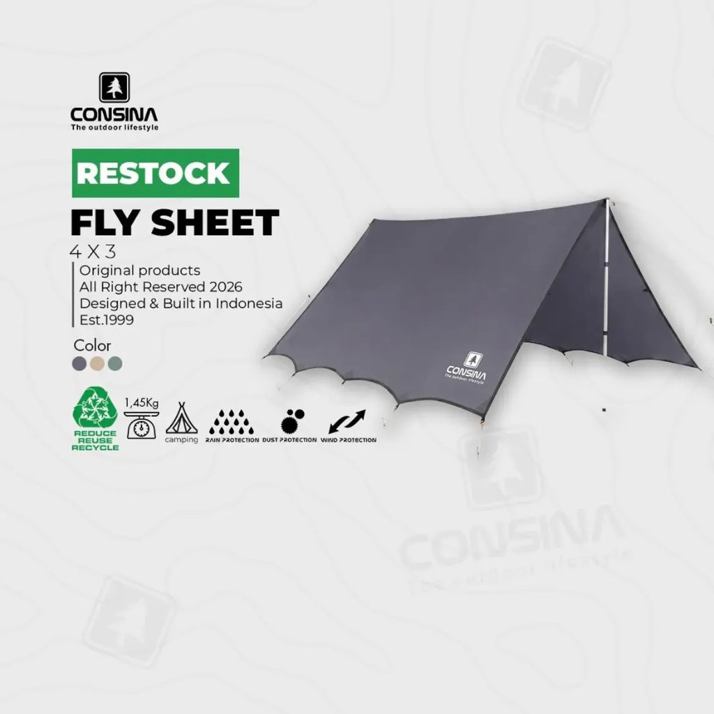 Flysheet Consina Nylon Oxford 4x3M / 3x3M