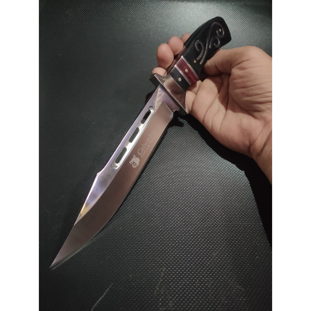 Pisau Survival Columbia SA21 Camping Outdoor Bushcraft