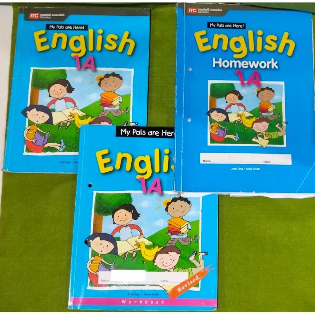 Original MY PALS ENGLISH - HOMEWORK - TEXTBOOK - WORKBOOK PRIMARY 1 PRIMARY 2 PRIMARY 4