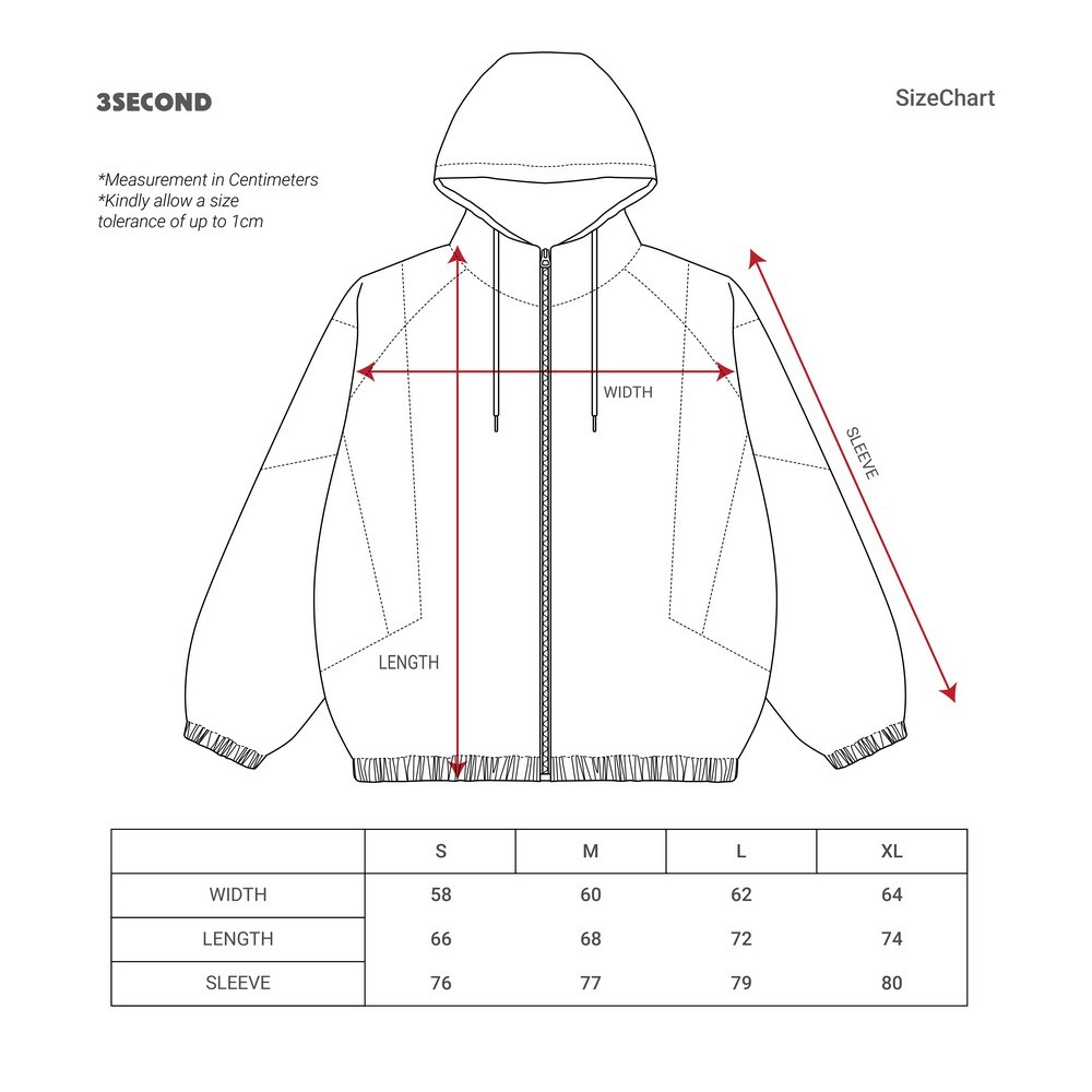 NEW 3Second Jaket Pria Tracksuit Jacket Regular Fit Taslan Wgree Sport OL-060925