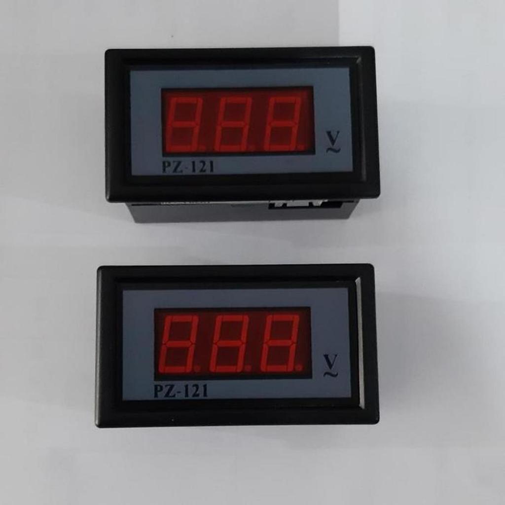 Digital Voltmeter PZ-121 / 50 - 500 VAC - Digital Ampere Meter PZ-121 / 0 - 150A 220 VAC Matsuyama O