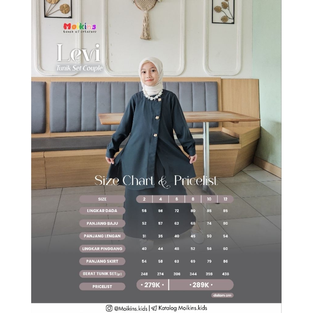 Levi Tunik Set Plain Little