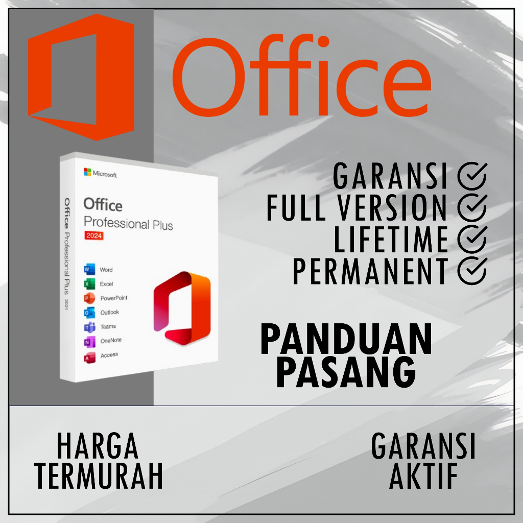 MS Office 2013 2016 2019 2021 2024 Permanen Lifetime