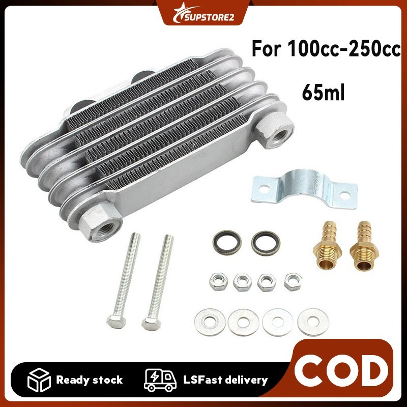 Pendingin Oli Mesin Sepeda Motor Motorcycle Oil Cooler Cooling Universal Untuk 100cc-250cc 65ML