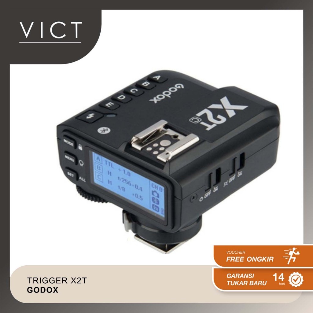 Trigger Godox X2T, Transmittera Godox X2T for Canon, Sony, Nikon, Fuji