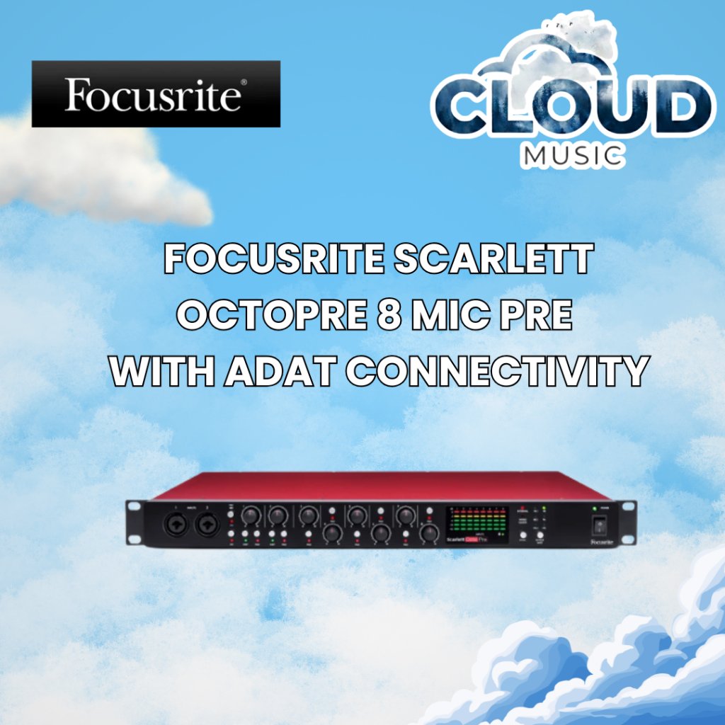 Focusrite Scarlett Octopre 8 Mic Pre with ADAT Connectivity