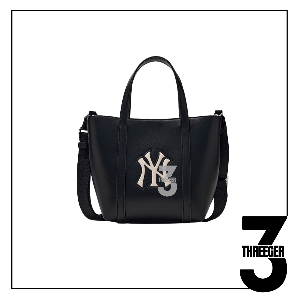 MLB NY New York Yankees Monogram Sling Bag Black Original / Tas MLB Authentic