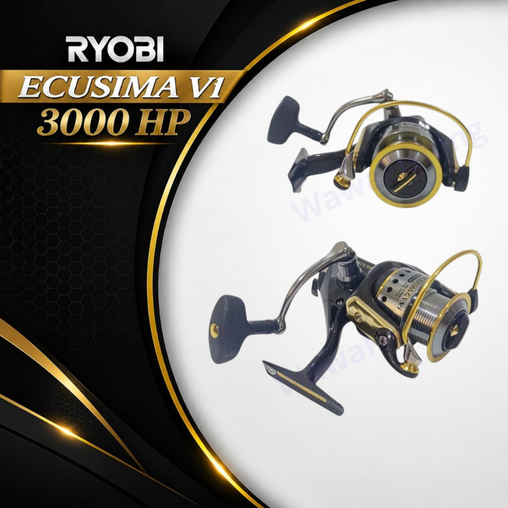 Reel Pancing Spinning Ryobi Ecusima VI 3000 HP