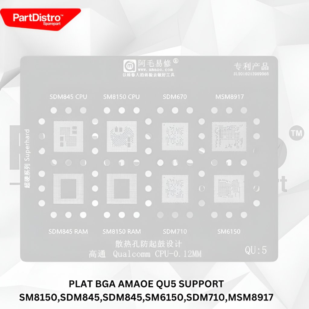 PLAT BGA AMAOE QU5 SUPPORT SM8150,SDM845,SDM845,SM6150,SDM710,MSM8917
