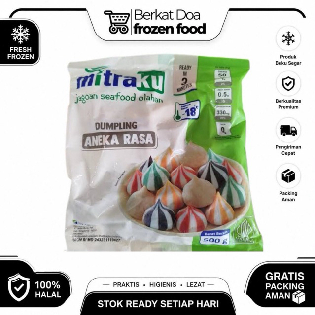 MITRAKU DUMPLING MIX RASA 500 GRAM