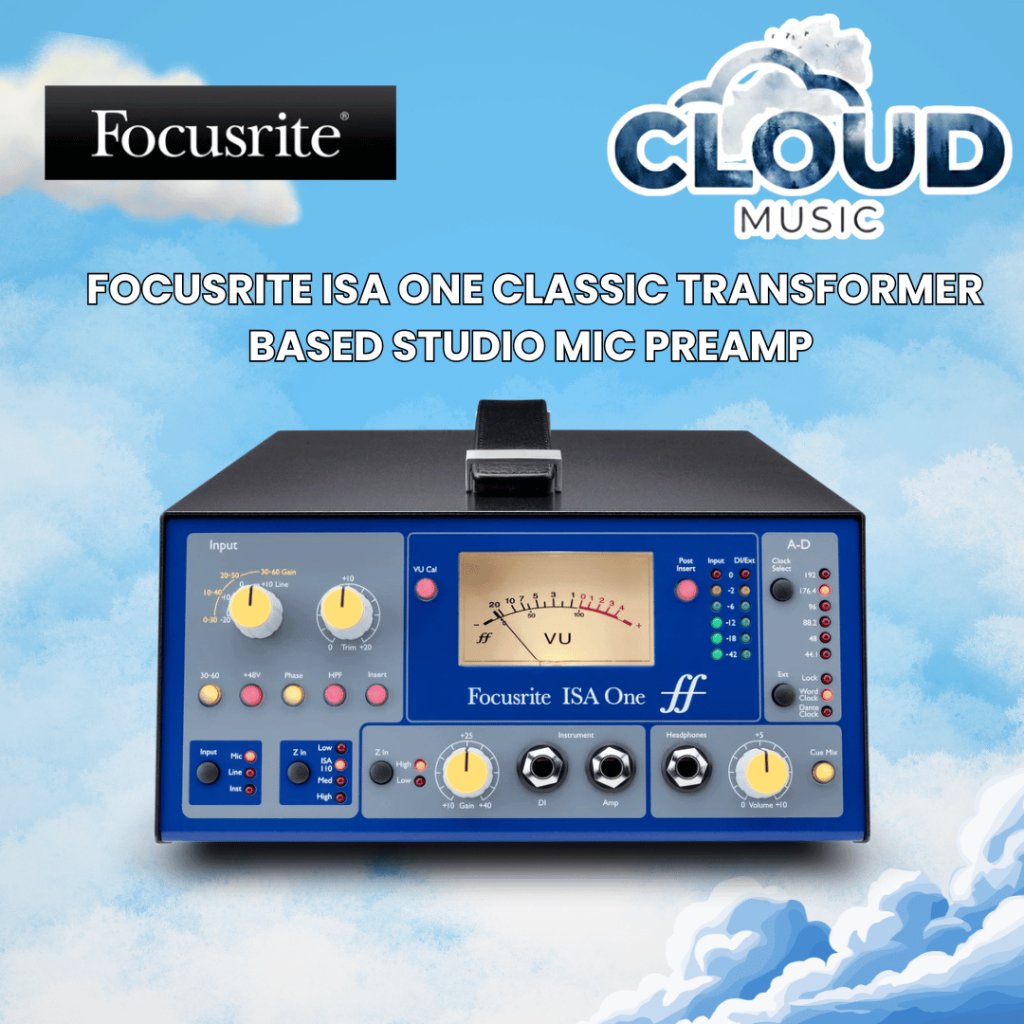 Focusrite ISA One Classic Transformer-Based Studio Mic Preamp & DI