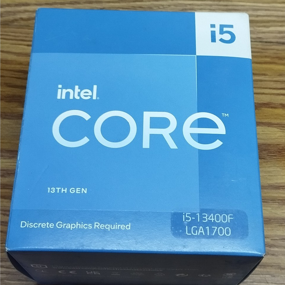 Dus box dan HSF original processor intel i5 13400f bekas seperti baru