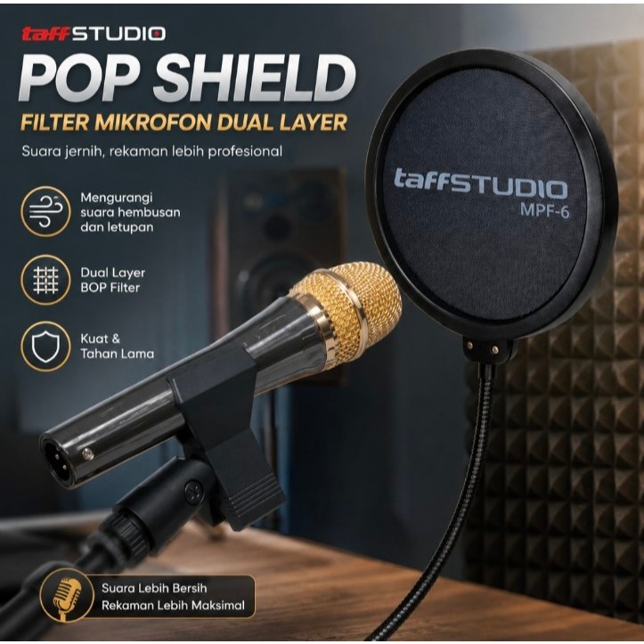 Pop Filter Untuk Mikrofon / Pop Filter Smule