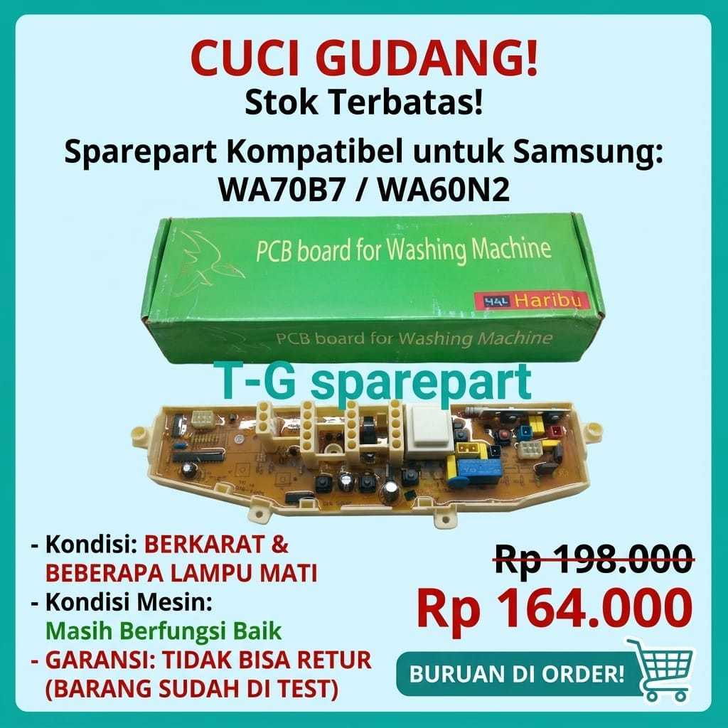 Cuci gudang modul pcb mesin cuci Samsung WA70B7 WA60N2 4888-06 WA60N2 W-305