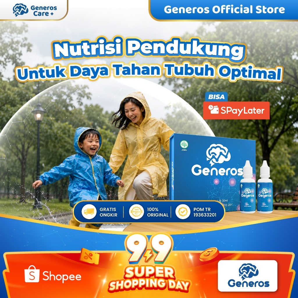 Generos Official Store - Vitamin Kecerdasan Otak Anak dan Membantu Meningkatkan Daya Tangkap Dengan 
