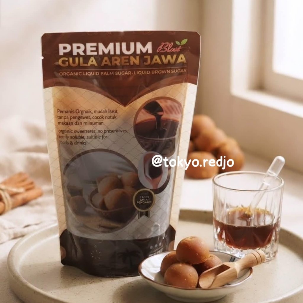 Gula Aren Cair Jawa Premium 1kg - Manis Alami, Mudah Larut, Aroma Karamel
