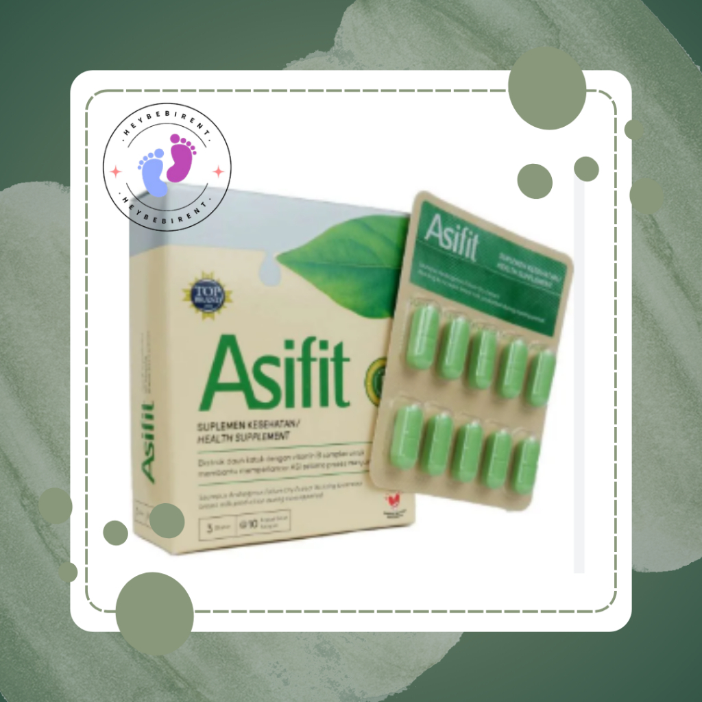 ASIFIT Kaplet Pelancar Asi Herbal Daun Katuk Vitamin B Ibu Menyusui 1 Strip