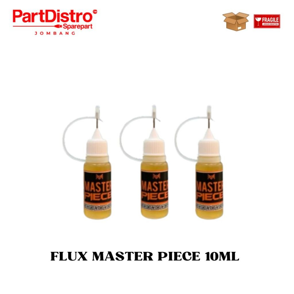 FLUX MASTERPIECE / FLUX CAIR SOLDER ELEKTRONIK MASTERPIECE / MASTER PIECE 10ML ORIGINAL