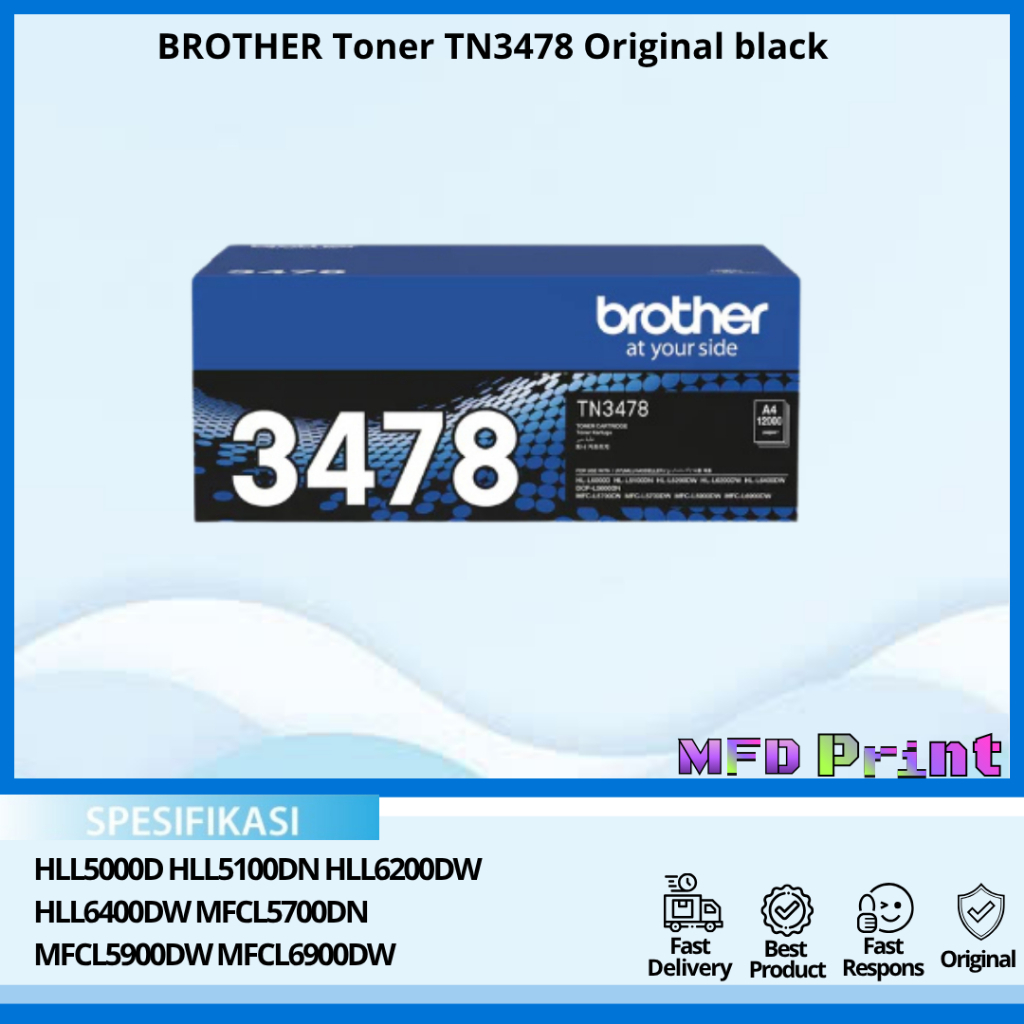 Brother Toner Black TN-3478 (Super High Yield) TN 3478