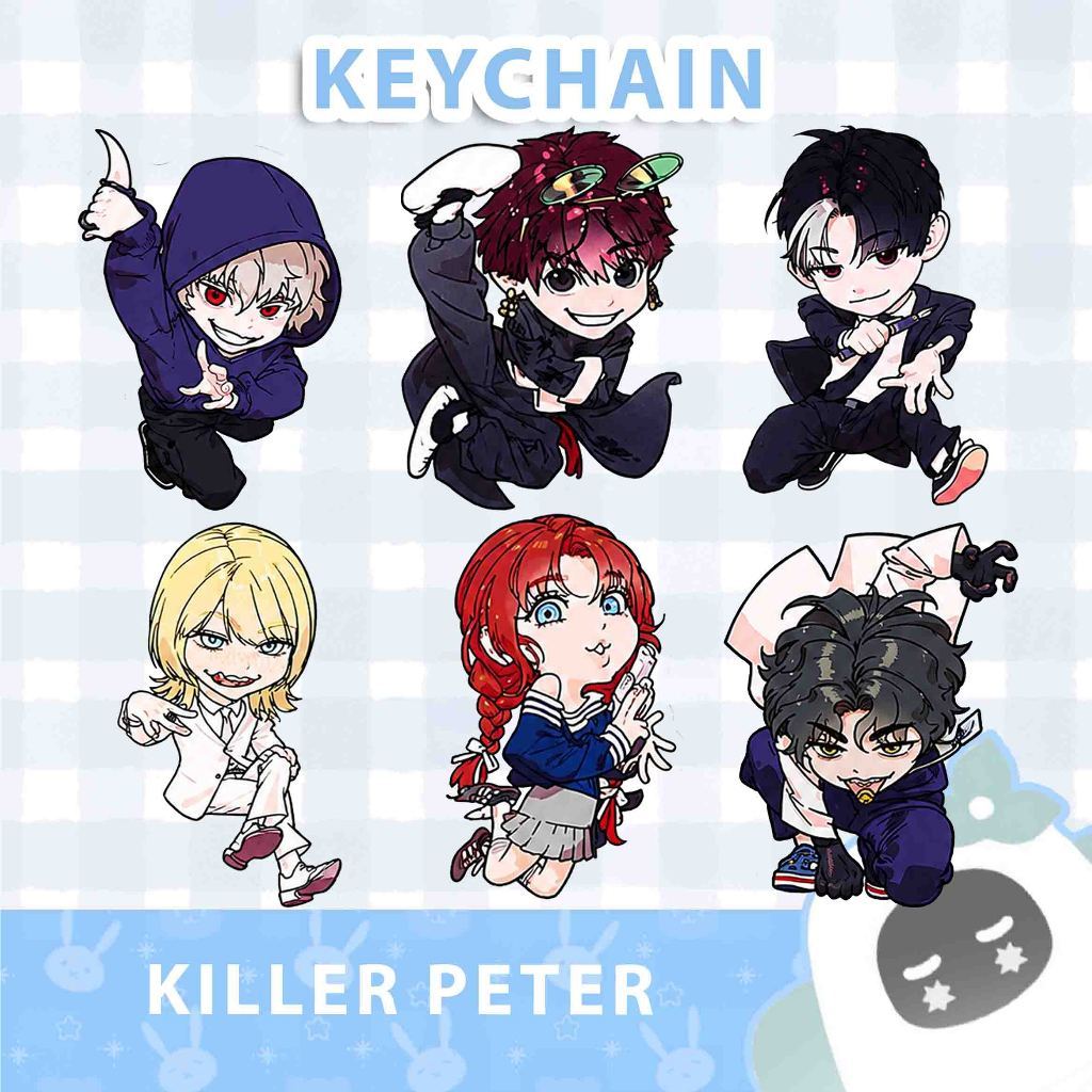Gantungan Kunci Akrilik / Keychain KILLER PETER