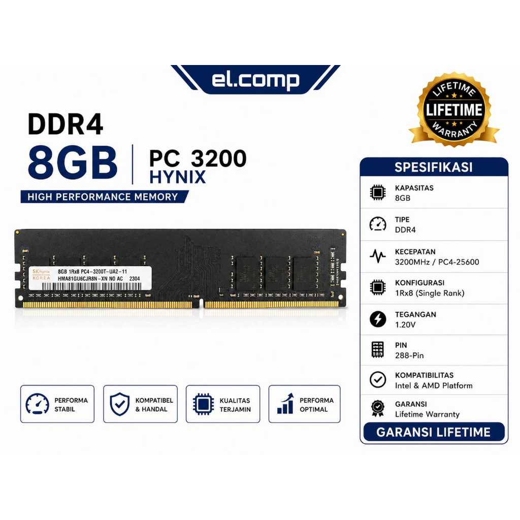 DDR4 8GB HYNIX PC 3200
