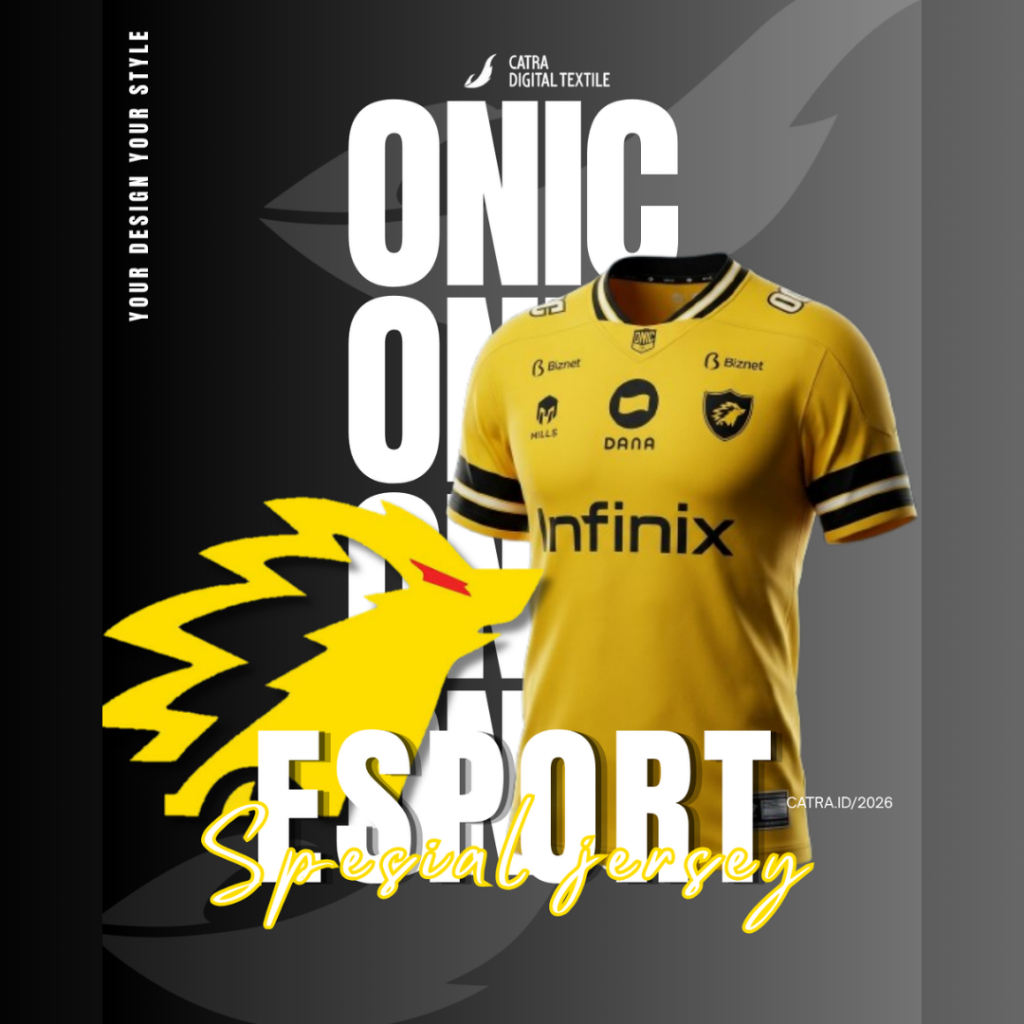 Jersey ONIC Esport | Kaos Gaming ONIC |  Regular Cut | Jersey Esport