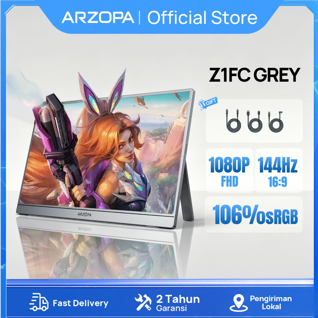 ARZOPA Z1FC Monitor Gaming Portabel