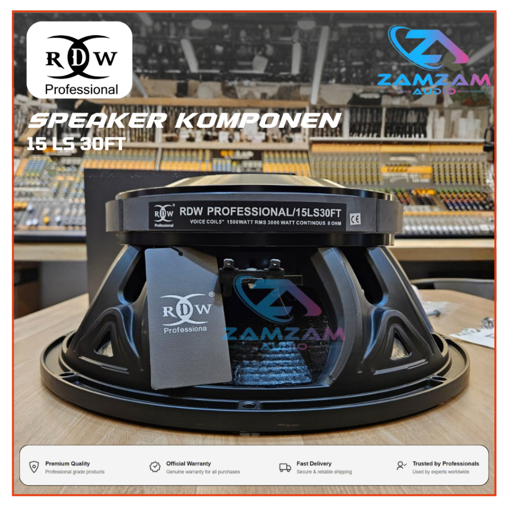 SPEAKER KOMPONEN RDW 15 LS30 FT ORIGINAL
