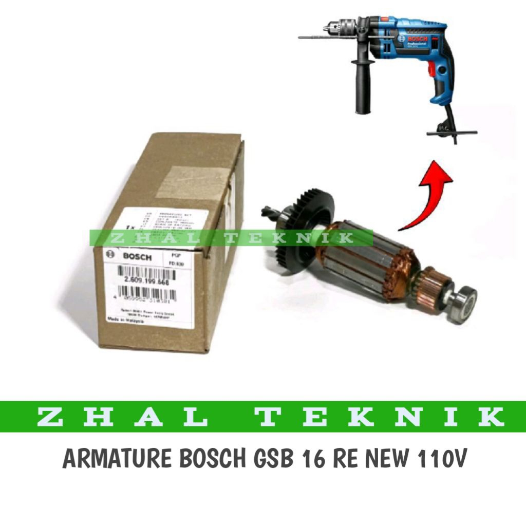 Armature Bosch GSB 13 RE NEW Mesin Bor Drill 13m Original part