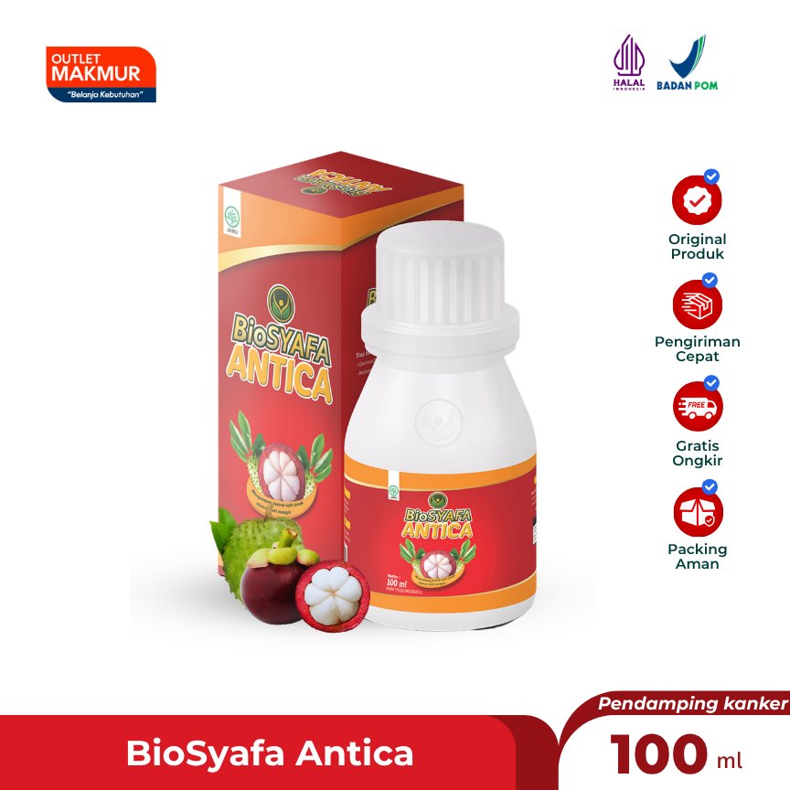Biosyafa Antica G-14 untuk penderita kanker 100ml | BPOM & HALAL