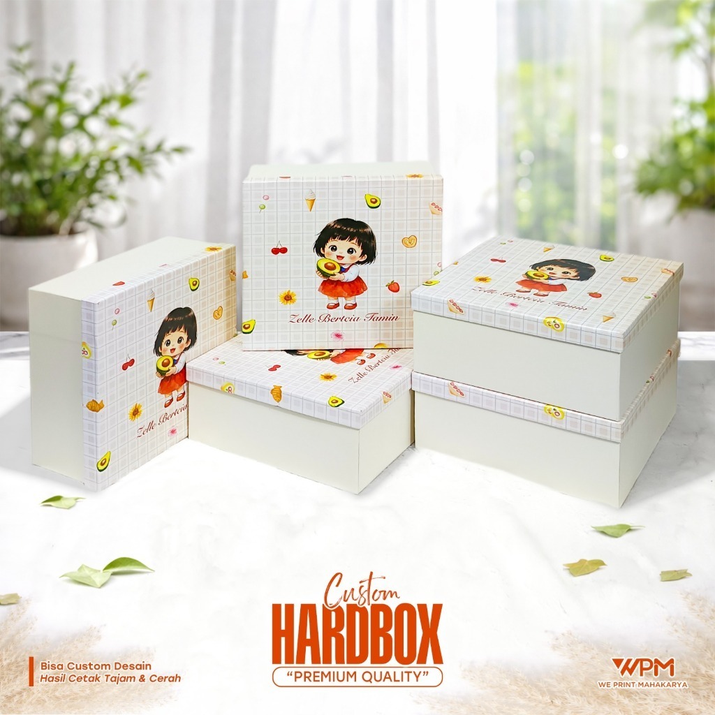 HARDBOX CUSTOM BY REQUES SIZE / HARDBOX CUSTOM LEBARAN / IDUL FITRI /  MERRY CHRISTMAS / HARDBOX SET