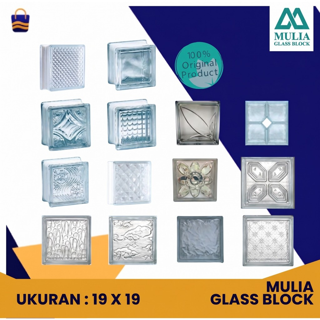 Glass Block Mulia Motif
