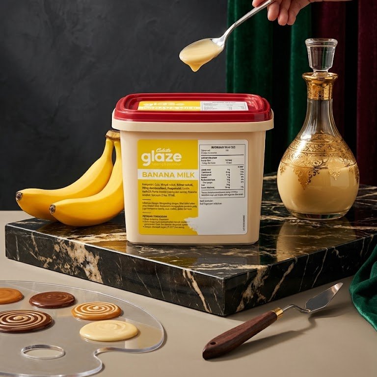 Glaze Banana Milk Colatta / Glaze Pisang Colatta / Colatta Banana Milk Glaze - 1 Kg