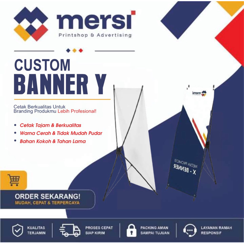 CUSTOM BANNER Y - STANDING BANNER Y
