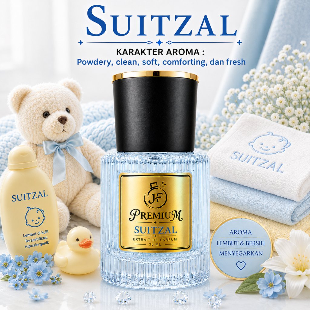 SUITZAL Parfum Wanita Tahan 12-24 Jam | Extrait de Parfum - JF Parfum