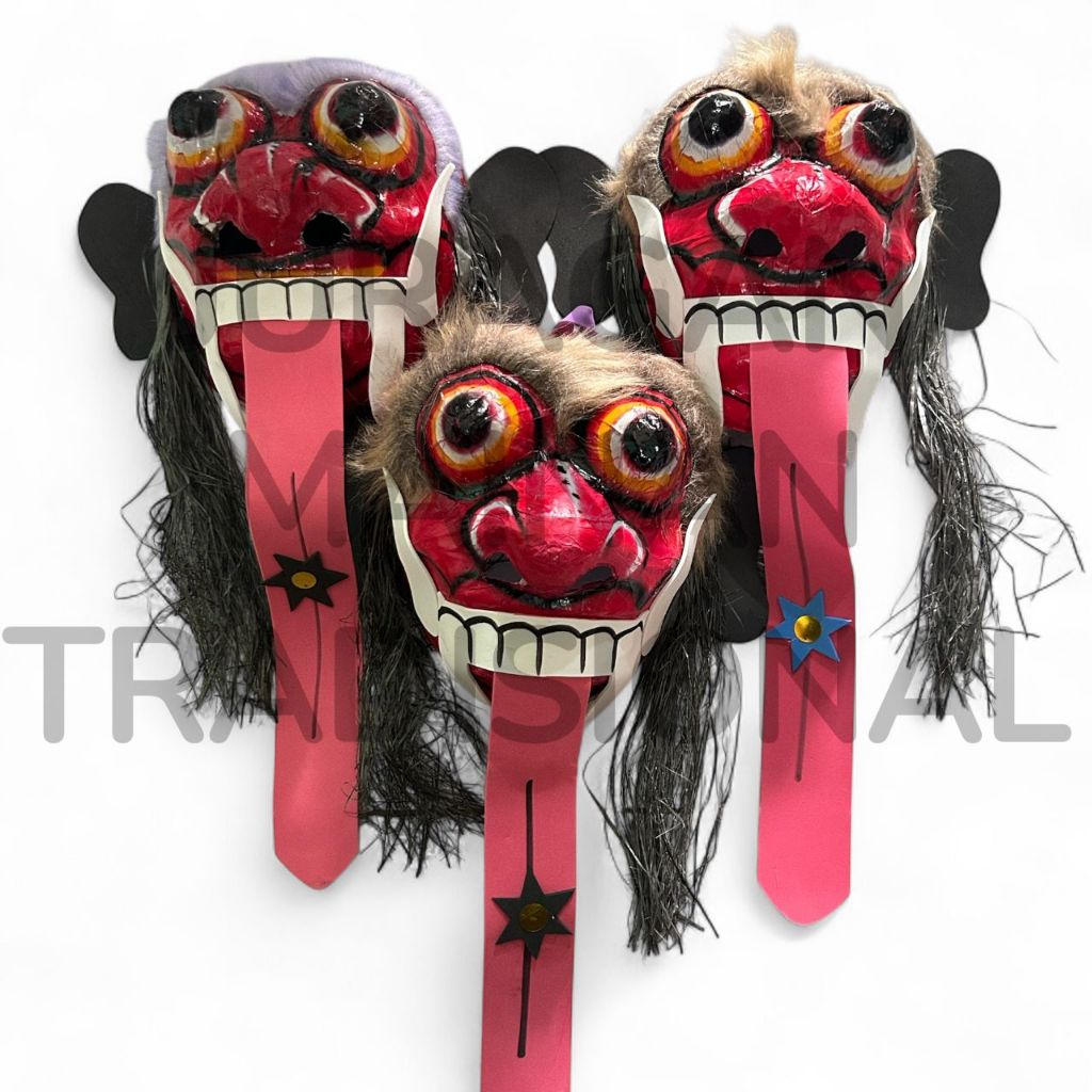 Mainan tradisional Topeng Leak / Topeng Leak Bali / Topeng Khas Bali / Topeng Tradisional Leak Bali 