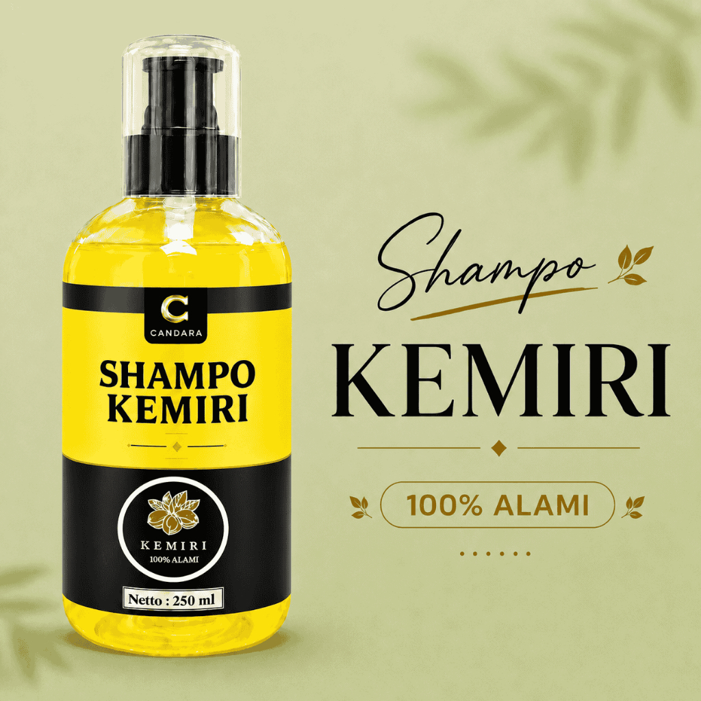 Shampo Kemiri Bakar Penumbuh Rambut Rontok Shampo Anak Anti Ketombe Hair Treatment Original Uban