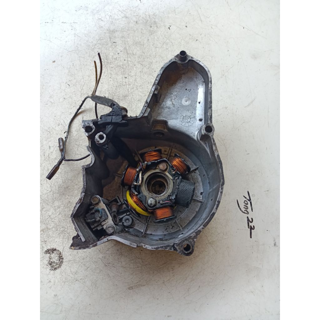 bak mahnit dan spul mocin tossa model Honda Supra x grand.