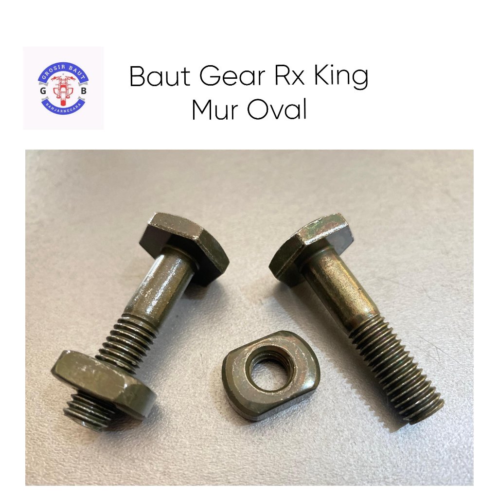 Baut Gear RX King Mur Oval / Baut Gear Belakang Yamaha RX King