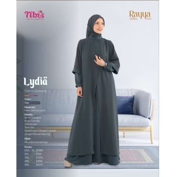 Nibras Gamis Lydia Spesial Promo Diskon