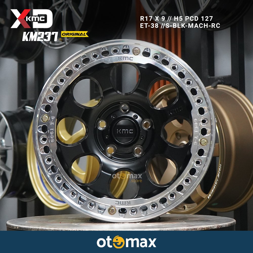 Velg Mobil KMC KM237 RIOT Original Ring 17 Satin Black