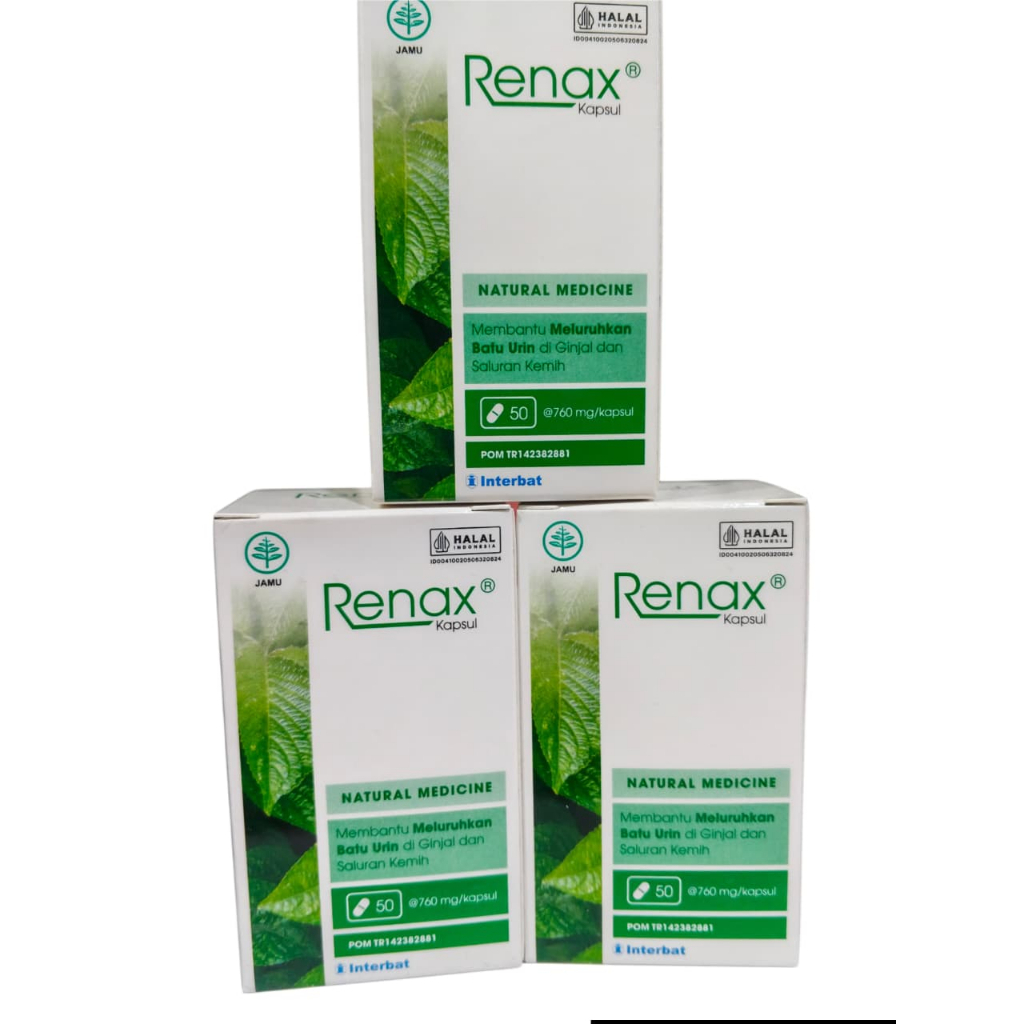 RENAX 50 KAPSUL BOTOL INTERBAT