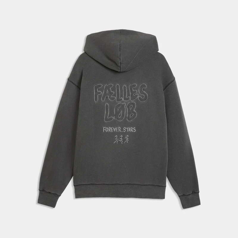 Puma x Saysky Graphic Hoodie Grey Men Running Jacket Lari