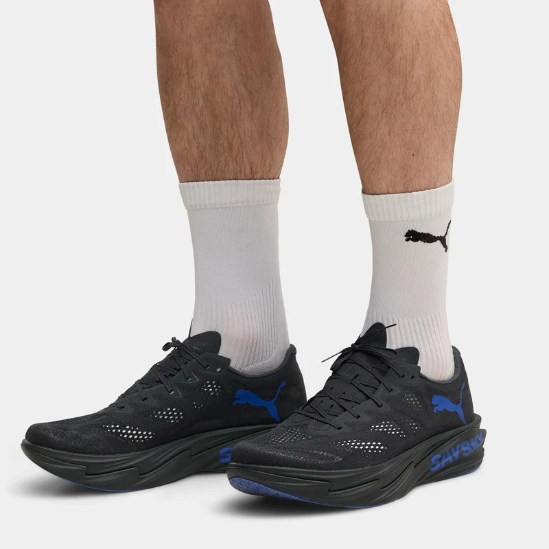 Puma x Saysky Deviate NITRO Elite 4 Black Men Sepatu Lari Running