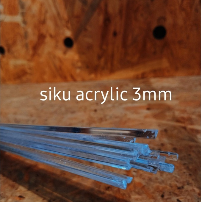 acrylic - aksesories siku 3mm & 5mm