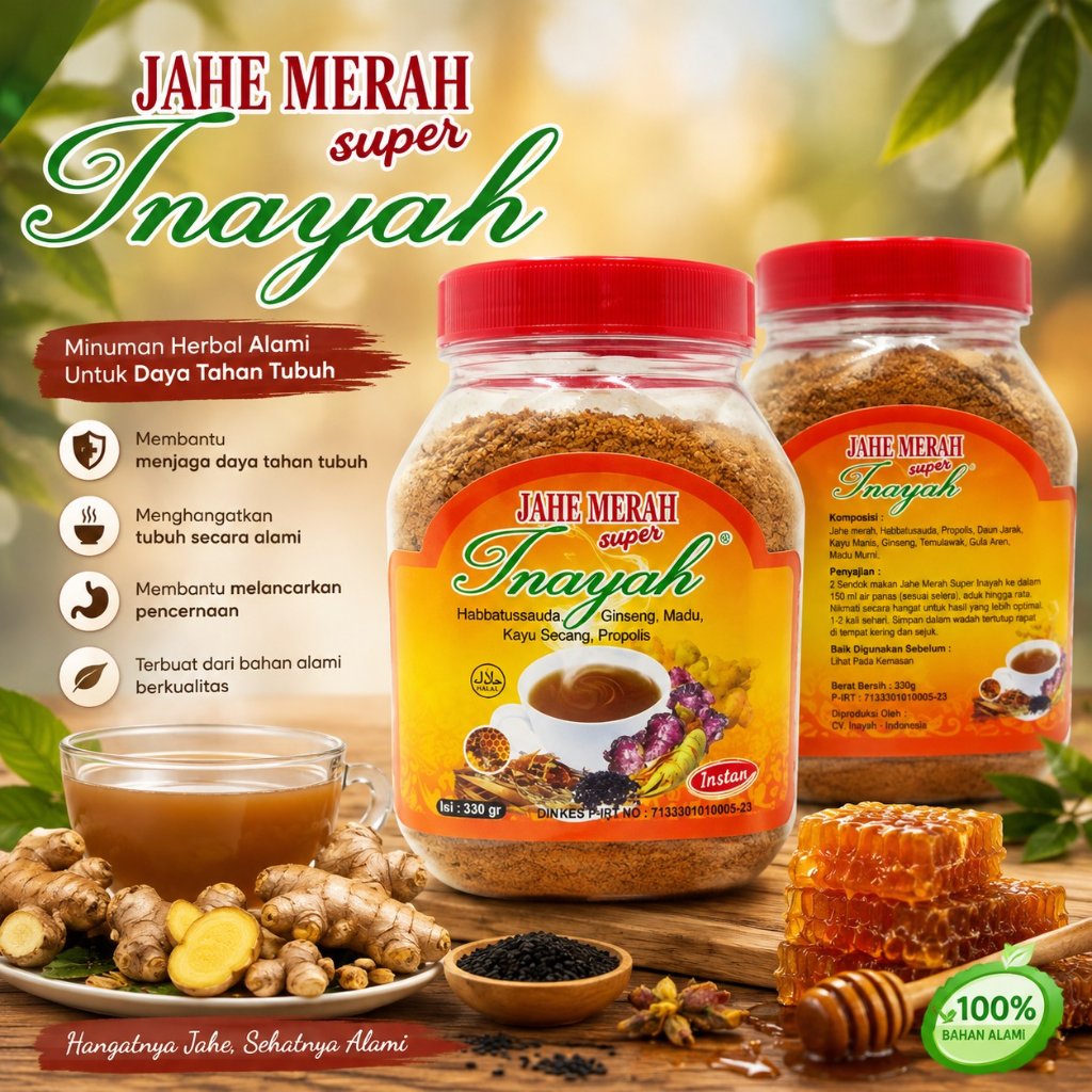 JAHE TOPLES INAAYAH JAHE MERAH