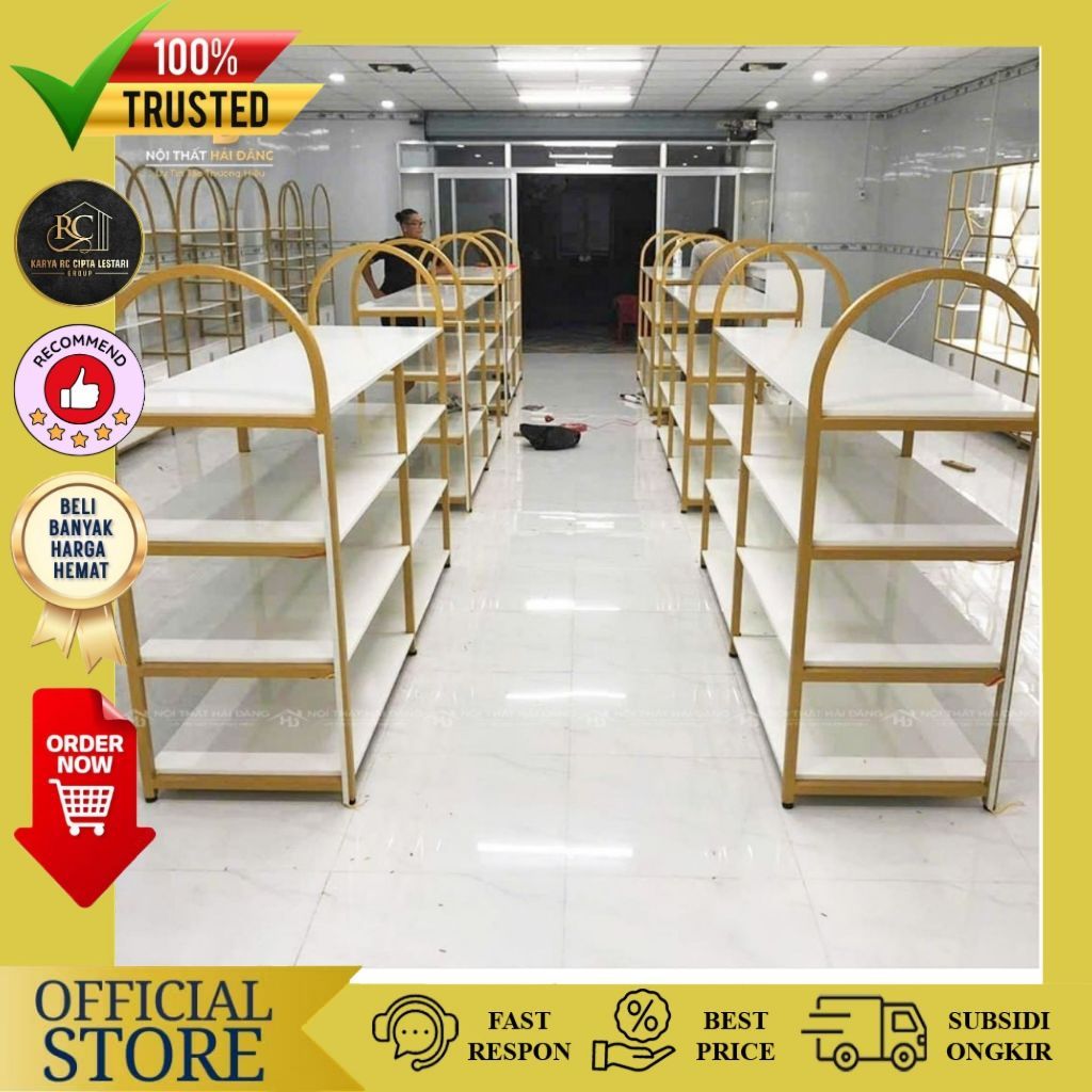 Rak Gondola Display Tengah Ruangan Display Store