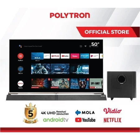 TV LED 50 INCH POLYTRON PLD-50BUG9959 ANDROID TV